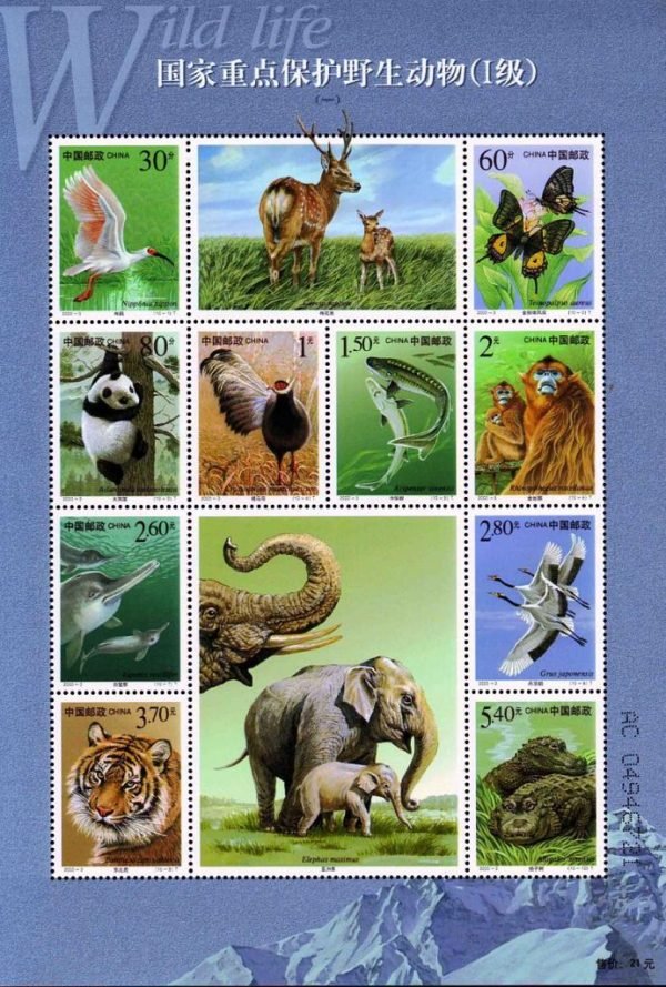 2000-03, Key Wild Animals under First-Grade State Protection (I)《国家重点保护野生动物（I级）》