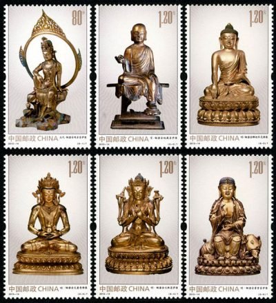 2013-14 Gold and Bronze Buddha Statues