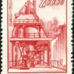 (8-4), Dong Bei power plant, 20 fen, 22*32.5 mm