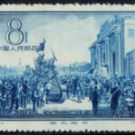 (4-4), Liberation of Nanjin, 8 fen, 44*30 mm