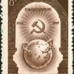 (5-2), Significance of October Socialist revolution, 8 fen, 23*32 mm