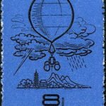 (3-2), Meteorological observation, 8 fen, 22.5*30.5 mm
