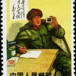 (6-4), Making propaganda for the Mao Zedong thought, 8 fen, 26.5*36 mm
