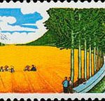 (6-5), Exuberance of the woods and corps, 8 fen, 60*27 mm
