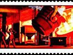 (5-3), Steel-making, 8 fen, 62*26 mm