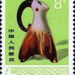 (10-2), Bottle in 3-leg-goat style (crockery), 8 fen, 30*40 mm