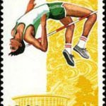 (6-5), High jump, 20 fen, 31*52 mm
