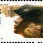 (4-2), PLA Army soldier, 8 fen, 40*27 mm