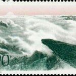 (4-4), Sunrise of Mount Taishan, 90 fen, 54*40 mm