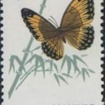 1963-S56 (20-3), Stichophthalma louisa, 4 fen, 23.5x36 mm