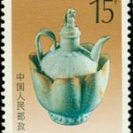 (6-1), Song Dynasty, Bowl with Blue and White Glaze, 15 fen, 30*40 mm