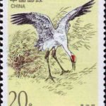(2-1), American Crane, 20 fen, 32*40 mm