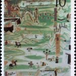 (4-1), Illustration of Mount Wutai, 10 fen, 40*54mm