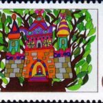 (8-3), Palace on a Tree, 60 fen, 50*30 mm