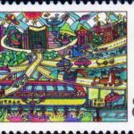 (8-5), Communications in the New Century, 80 fen, 50*30 mm