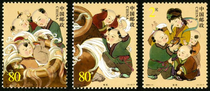 2004-11, Sima Guang Breaking the Vat《司马光砸缸》