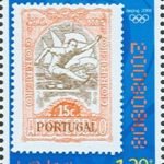 (2-2), Olympic stamps of Portugal 1928, 120 fen, 30 * 40 mm
