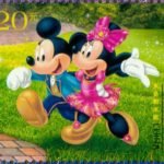 (2-1), Mickey and Minnie, 120 fen, 44 * 33 mm