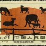(4-3), National Agricultural Exhibition Hall, 10 fen, 34*22 mm