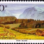 (4-4), Grassland on yhe Mountain, 150 fen, 50*30mm