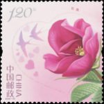 (4-1), Rose, 120 fen, 36 * 36 mm