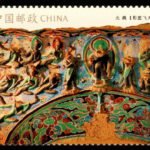 (4-2), Sculptures of Flying Apsaras, 120 fen, 50 * 38 mm