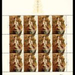 (4-4), Seated Statues of Bodhisattvas, 120 fen, 38 * 50 mm