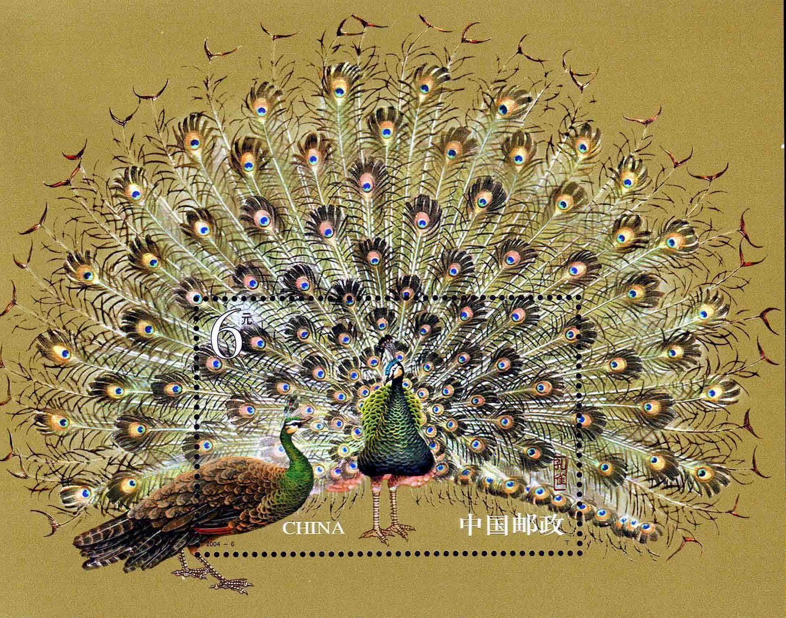 2004-6M, Peafowl 孔雀