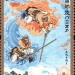 (4-1), The Monkey King and His Double, 120 fen, 38 * 50 mm